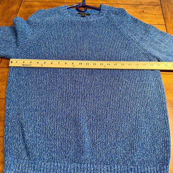 Banana Republic Pullover Loose Fit Knit Womens Sz L Blue Business Casual - Picture 8 of 11